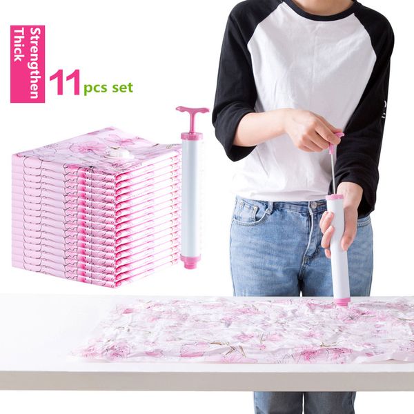 thickened vacuum compress bag 11 piece with hand pump large size air suction quilt bag vacuum bag
thickened vacuum compress bag 11 piece with hand pump large size air suction quilt bag vacuum bag