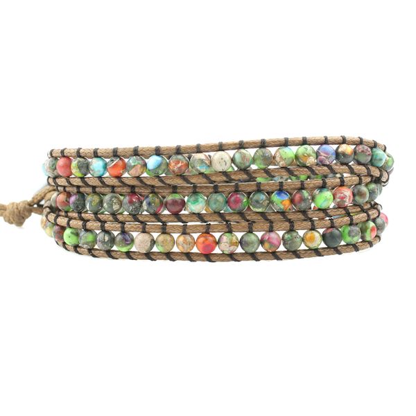3layers leather braided wrap bracelets for women men mix colors imperial jasper emperor stone gifts unique ethnic bracelets, Black
3layers leather braided wrap bracelets for women men mix colors imperial jasper emperor stone gifts unique ethnic bracelets, Black