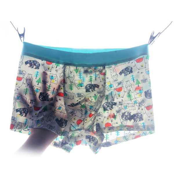 new summer thin ice silk male boxer shorts breathable cartoon smooth soft mens underwear seamless calzoncillos cueca underpants, Black;white
new summer thin ice silk male boxer shorts breathable cartoon smooth soft mens underwear seamless calzoncillos cueca underpants, Black;white