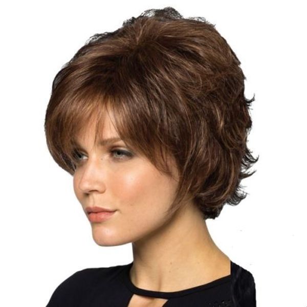 trendy shaggy natural wave graceful short capless hair wig for women>>>>new fashion picture wig, Black
trendy shaggy natural wave graceful short capless hair wig for women>>>>new fashion picture wig, Black