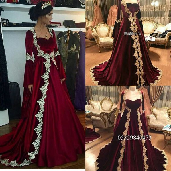 dubai abaya kaftan dubai musilm burgundy evening dresses 2019 white appliques long sleeve sweetheart neck velvet a line formal dresses, Black;red
dubai abaya kaftan dubai musilm burgundy evening dresses 2019 white appliques long sleeve sweetheart neck velvet a line formal dresses, Black;red