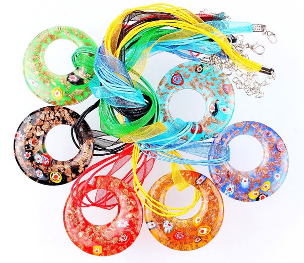 hot wholesale 6pcs handmade murano lampwork glass mixed colorful gold sand round millefiori pendants charms necklaces, Black
hot wholesale 6pcs handmade murano lampwork glass mixed colorful gold sand round millefiori pendants charms necklaces, Black