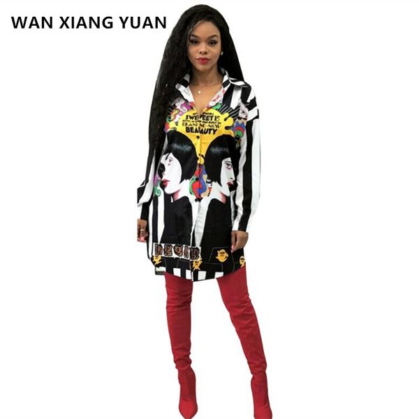 womens and blouses 2018 tunic women long sleeve black plus size loose flower printed womens blouses 0223, White
womens and blouses 2018 tunic women long sleeve black plus size loose flower printed womens blouses 0223, White