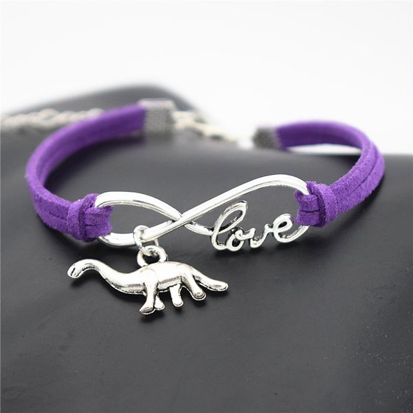 afshor new personality antique silver cute animal apatosaurus dinosaur pendant leather infinity bracelet love men gifts party unique jewelry, Golden;silver
afshor new personality antique silver cute animal apatosaurus dinosaur pendant leather infinity bracelet love men gifts party unique jewelry, Golden;silver
