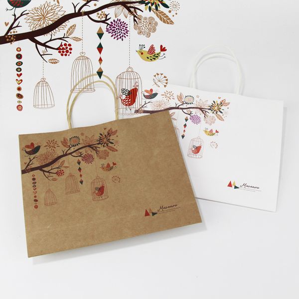 white/brown gift paper bag flower bird printing cake food toys packaging halloween christmas gift bag
white/brown gift paper bag flower bird printing cake food toys packaging halloween christmas gift bag