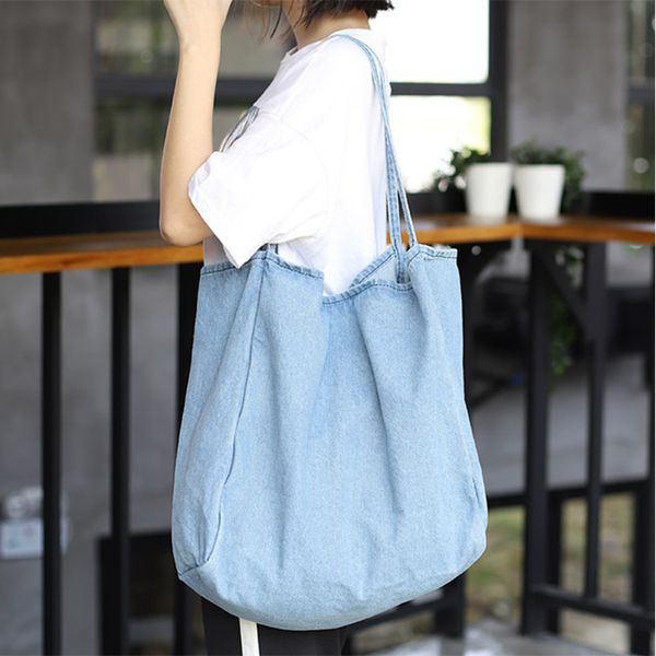 korean simple large-capacity canvas bag casual retro solid color shoulder bag fashion wash denim handbag yf161
korean simple large-capacity canvas bag casual retro solid color shoulder bag fashion wash denim handbag yf161