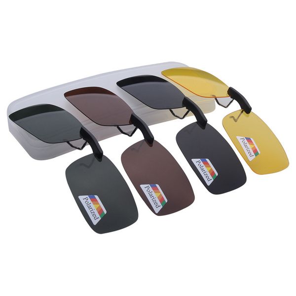 news style polarized clip on fishing glasses traveling night vision easy flip up sun glass oculos, White;black
news style polarized clip on fishing glasses traveling night vision easy flip up sun glass oculos, White;black