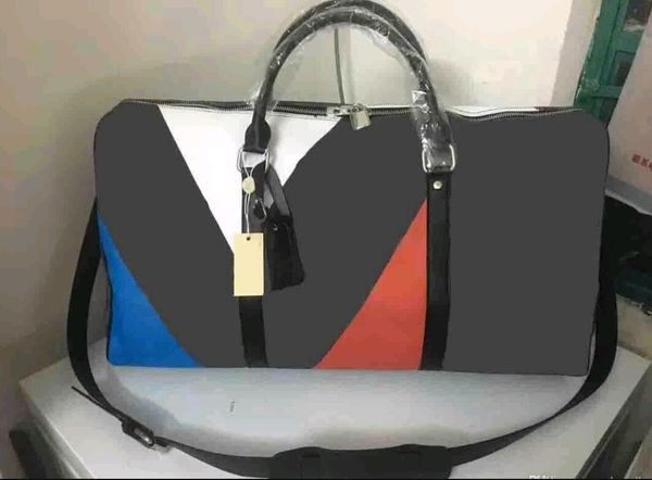 Brown black new fashion men women travel bag duffle bag, brand designer luggage handbags large capacity sport bag 60CM
Brown black new fashion men women travel bag duffle bag, brand designer luggage handbags large capacity sport bag 60CM