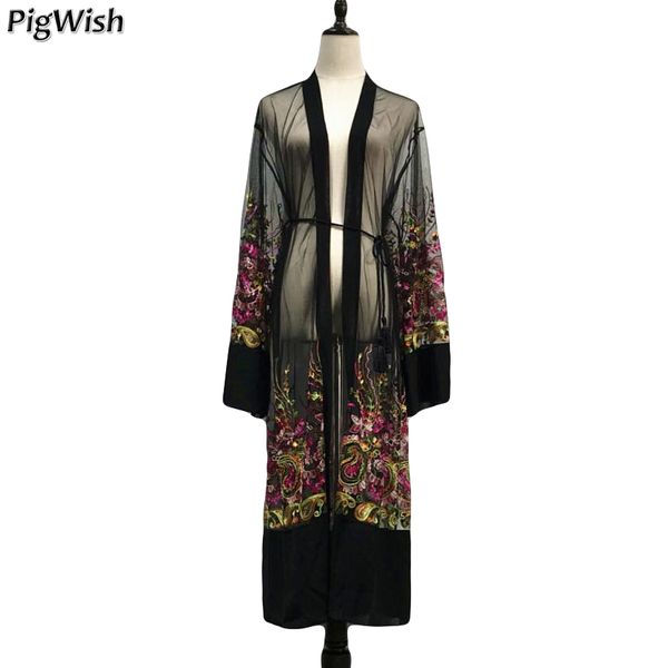 

2018 abaya dubai muslim dress women floral embroidery kimono ramadan mesh cardigan kaftan moroccan islamic clothing caftan, Red