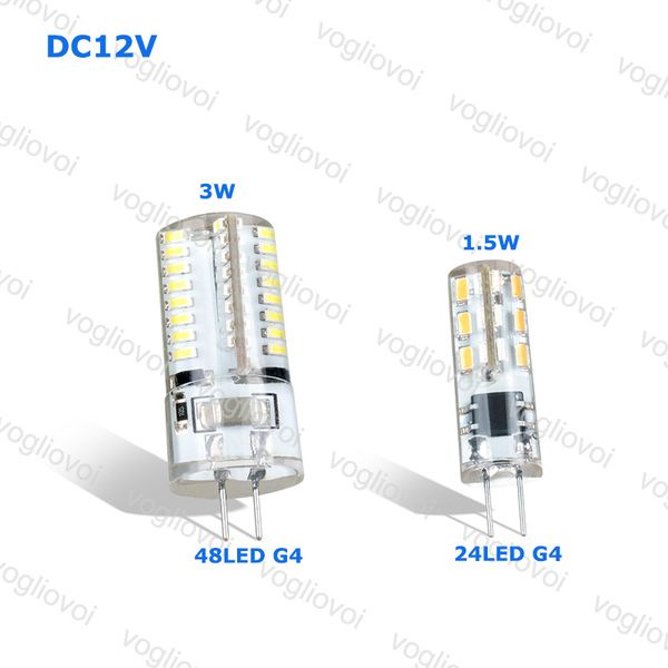 led light smd3014 g4 1.5w 3w dc12v 24led 48led warm white corn bulb silicone lamps crystal chandelier home decoration light 360 epacket
led light smd3014 g4 1.5w 3w dc12v 24led 48led warm white corn bulb silicone lamps crystal chandelier home decoration light 360 epacket