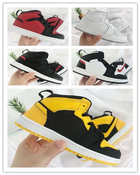 2018Jointly Signed High OG 1s Kids Basketball shoes Chicago 1 Infant Boy Girl Sneaker Toddlers New Born Baby Trainers Children footwear26-37
2018Jointly Signed High OG 1s Kids Basketball shoes Chicago 1 Infant Boy Girl Sneaker Toddlers New Born Baby Trainers Children footwear26-37