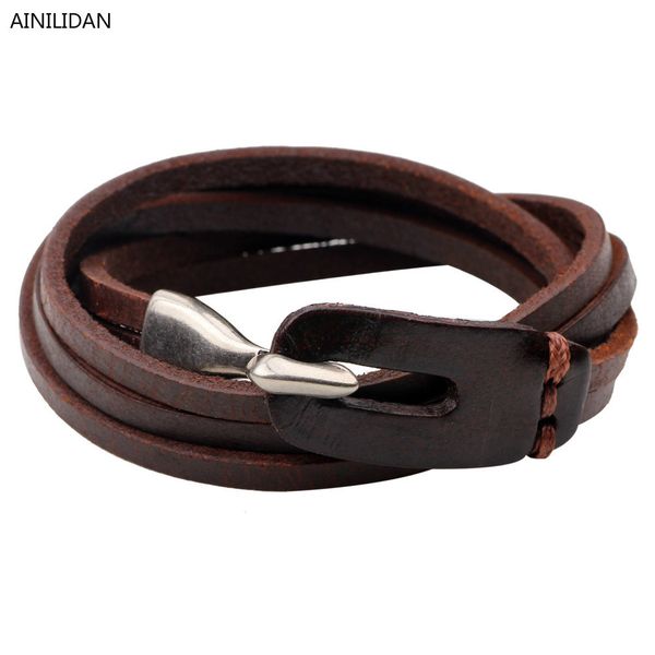ainilidan fashion genuine leather bracelets wristband concise alloy hook men's bracelet bangles accesspries for men women, Golden;silver
ainilidan fashion genuine leather bracelets wristband concise alloy hook men's bracelet bangles accesspries for men women, Golden;silver