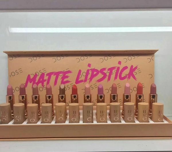 DOSE OF COLORS LIQUID MATTE LIPSTICK GOLD Limited Edition 12pcs Set Waterproof Lip Gloss 12 Colors Brand New
DOSE OF COLORS LIQUID MATTE LIPSTICK GOLD Limited Edition 12pcs Set Waterproof Lip Gloss 12 Colors Brand New