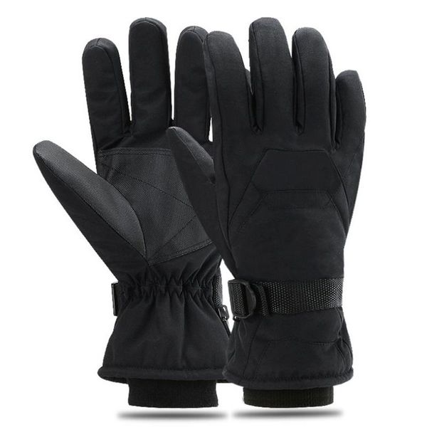 

professional ski gloves winter men women outdoor activities riding waterproof and windproof warm non-slip plus velvet thickening