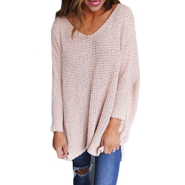 autumn winter 2018 women pullover knitted sweater oversized v-neck long sleeve solid loose mid-length fashion simple knitwears, White;black
autumn winter 2018 women pullover knitted sweater oversized v-neck long sleeve solid loose mid-length fashion simple knitwears, White;black
