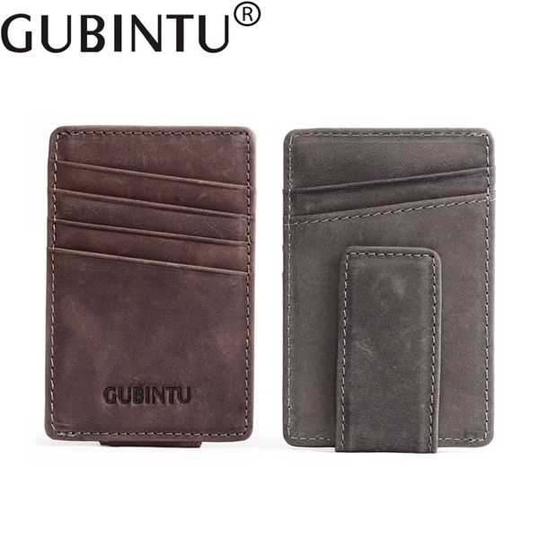 gubintu genuine leather money clips ultra-thin slim cash holder card cases small wallet with coin male soft purse cartera, Black
gubintu genuine leather money clips ultra-thin slim cash holder card cases small wallet with coin male soft purse cartera, Black