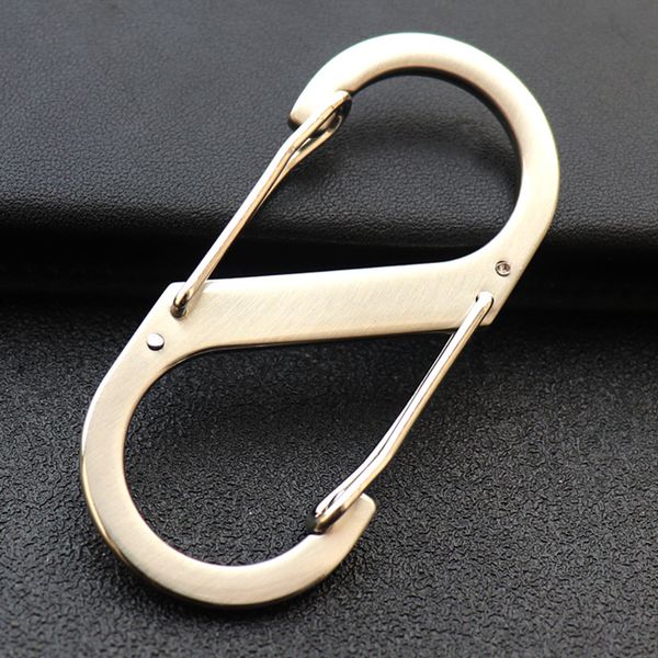 car styling portable stainless larger s buckle 8 type key keychain clasps clips car keychain auto interior decoration, Silver
car styling portable stainless larger s buckle 8 type key keychain clasps clips car keychain auto interior decoration, Silver