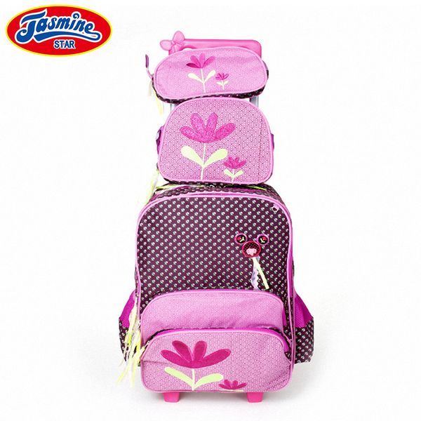 jasminestar kids travel trolley backpack on wheels 3pcs/set girl's school bag children luggage wheeled bags school for girls
jasminestar kids travel trolley backpack on wheels 3pcs/set girl's school bag children luggage wheeled bags school for girls