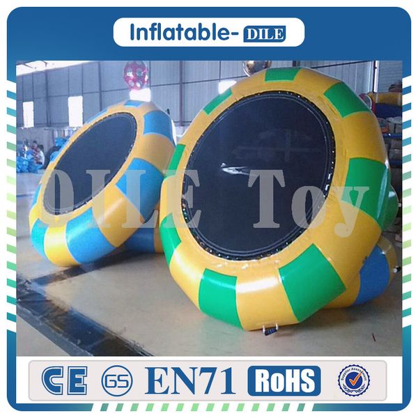 door to door 5m diameter inflatable water trampoline bounce swim platform lake toy with blower
door to door 5m diameter inflatable water trampoline bounce swim platform lake toy with blower
