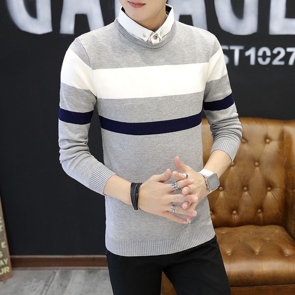 shirt collar clothes 2018 classic simplicity pullover sweater men patchwork long sleeves black teenagers sweaters l/xl/xxl my69, White;black
shirt collar clothes 2018 classic simplicity pullover sweater men patchwork long sleeves black teenagers sweaters l/xl/xxl my69, White;black
