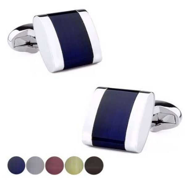 hawson classic opal cuff links luxury navy blue stone cufflinks for men high quality, Silver
hawson classic opal cuff links luxury navy blue stone cufflinks for men high quality, Silver