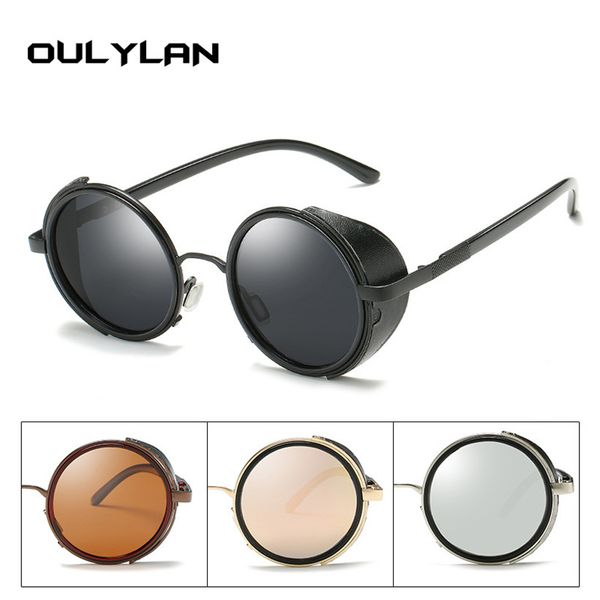oulylan steampunk sunglasses women round glasses goggles men circle lens vintage retro punk windproof sun glasses, White;black
oulylan steampunk sunglasses women round glasses goggles men circle lens vintage retro punk windproof sun glasses, White;black