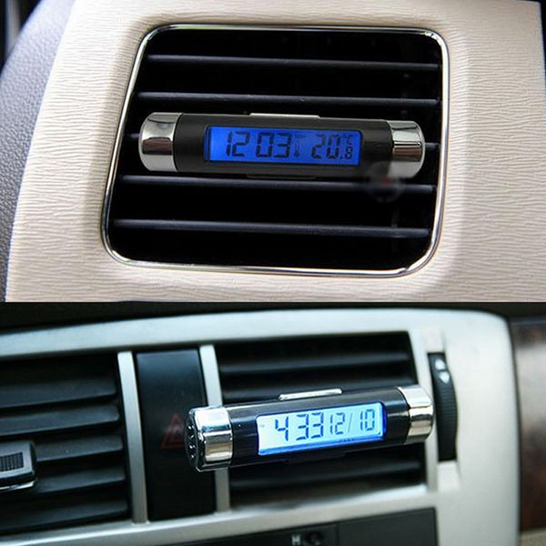 rylybons 2in1 car digital lcd temperature thermometer clock calendar automotive blue backlight clock with clip car decoration
rylybons 2in1 car digital lcd temperature thermometer clock calendar automotive blue backlight clock with clip car decoration