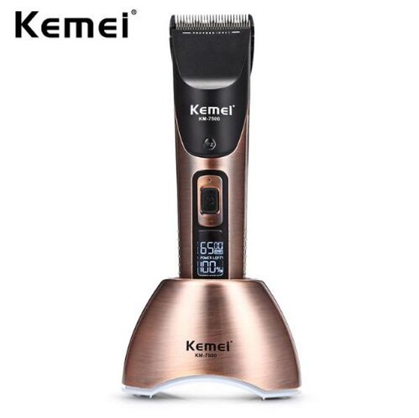 kemei electric hair clipper rechargeable hair trimmer lcd cordless beard trimmer hair cutting machine to haircut kit km-7500 new
kemei electric hair clipper rechargeable hair trimmer lcd cordless beard trimmer hair cutting machine to haircut kit km-7500 new