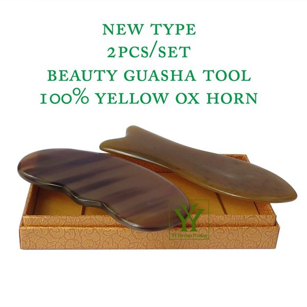 new arrival 100% yellow ox horn thicken high polishing beauty guasha tool 1pcs fish and 1pcs reniform plate
new arrival 100% yellow ox horn thicken high polishing beauty guasha tool 1pcs fish and 1pcs reniform plate