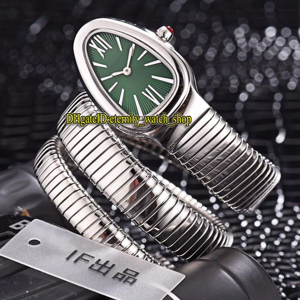 luxry new serpenti tubogas 101911 sp35c6ss.2t green dial swiss quartz womens watch stainless steel case bracelet fashion lady watches 03, Slivery;brown
luxry new serpenti tubogas 101911 sp35c6ss.2t green dial swiss quartz womens watch stainless steel case bracelet fashion lady watches 03, Slivery;brown