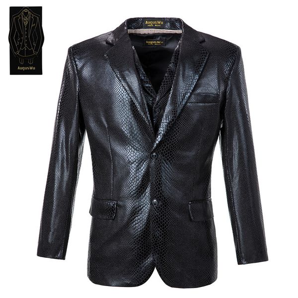 now popular new fashion men's suit three-piece suit (jacket + pants + vest) men's snake skin line handsome support custom, White;black
now popular new fashion men's suit three-piece suit (jacket + pants + vest) men's snake skin line handsome support custom, White;black
