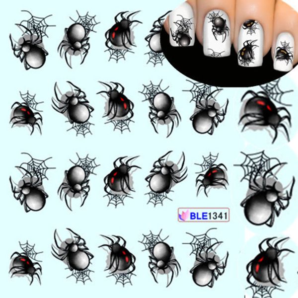 1 sheet halloween style spider water transfer nail art stickers manicure decoration nails wraps decals styling tools sable1341, Black
1 sheet halloween style spider water transfer nail art stickers manicure decoration nails wraps decals styling tools sable1341, Black