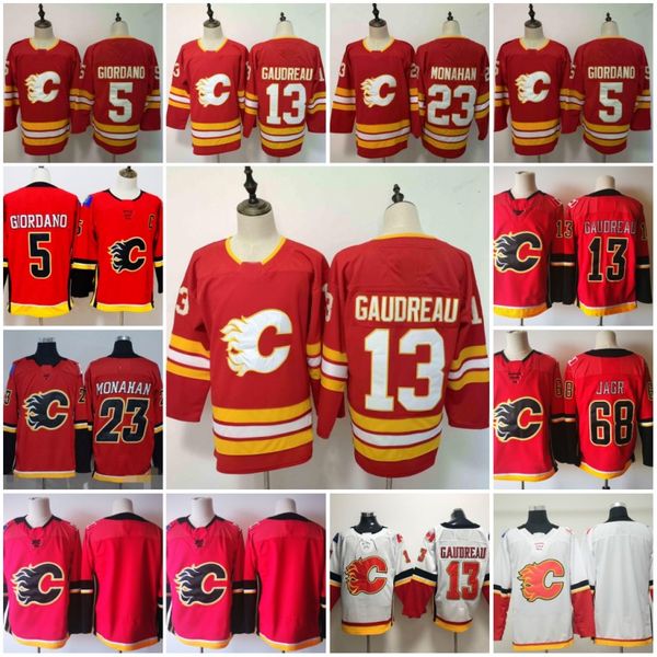 2020 Calgary Flames Hockey Jerseys 13 Johnny Gaudreau 68 Jaromir Jagr 5 Mark Giordano 23 Sean Monahan 5 Mark Giordano Red White Stitched
2020 Calgary Flames Hockey Jerseys 13 Johnny Gaudreau 68 Jaromir Jagr 5 Mark Giordano 23 Sean Monahan 5 Mark Giordano Red White Stitched