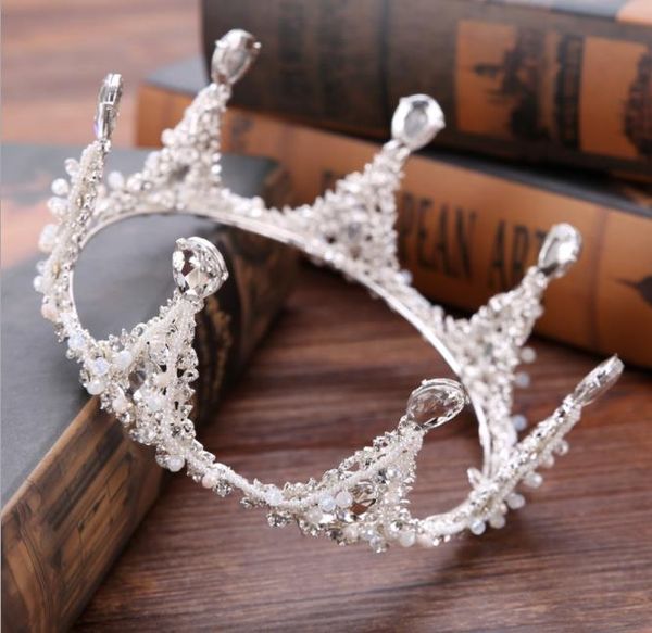 2018alloy diamond crown bridal crown headwear dress accessories, Slivery;golden
2018alloy diamond crown bridal crown headwear dress accessories, Slivery;golden