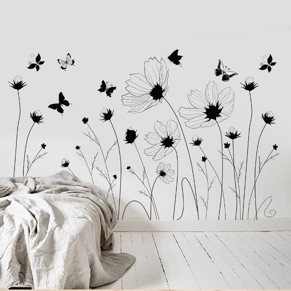 pvc black and white butterfly wall decals wall stickers home decor living room stickers muraux
pvc black and white butterfly wall decals wall stickers home decor living room stickers muraux