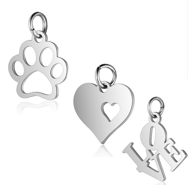 fnixtar stainless steel hollow dog love heart letter love charms pendants handmade diy jewelry making 10piece/lot, Bronze;silver
fnixtar stainless steel hollow dog love heart letter love charms pendants handmade diy jewelry making 10piece/lot, Bronze;silver