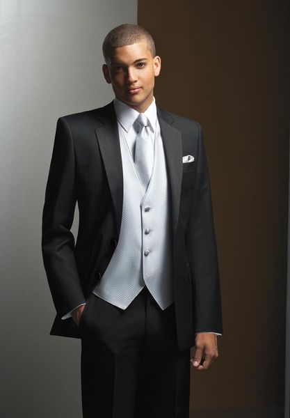 fashionable groomsmen notch lapel groom tuxedos black men suits wedding/prom man blazer/bridegroom ( jacket+pants+vest+tie ) m574, Black;gray
fashionable groomsmen notch lapel groom tuxedos black men suits wedding/prom man blazer/bridegroom ( jacket+pants+vest+tie ) m574, Black;gray