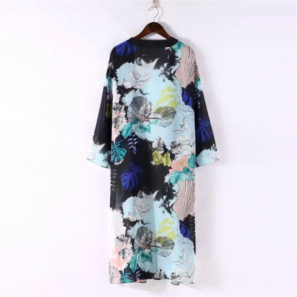 women boho printed chiffon shawl long kimono cardigan cover up blouse drop shipping jn.1, Tan;black
women boho printed chiffon shawl long kimono cardigan cover up blouse drop shipping jn.1, Tan;black