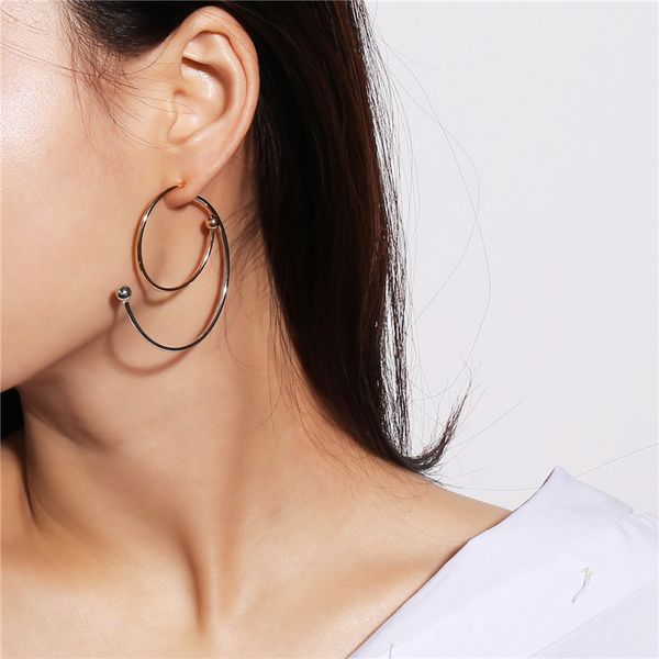 new trendy round spiral punk earrings for women girls silver gold mix geometric cirle hoop earring party gifts xr, Golden;silver
new trendy round spiral punk earrings for women girls silver gold mix geometric cirle hoop earring party gifts xr, Golden;silver