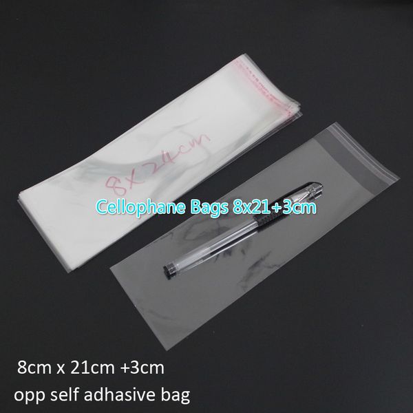 300pcs clear resealable bopp/poly/ cellophane bags 8x21+3cm transparent opp self adhesive plastic storage cosmetic packing bags
300pcs clear resealable bopp/poly/ cellophane bags 8x21+3cm transparent opp self adhesive plastic storage cosmetic packing bags