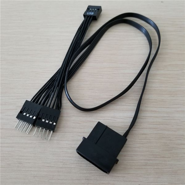 10pcs/lot motherboard mainboard usb 9pin dupont data extension power cable female to male splitter type black 50cm+10cm
10pcs/lot motherboard mainboard usb 9pin dupont data extension power cable female to male splitter type black 50cm+10cm