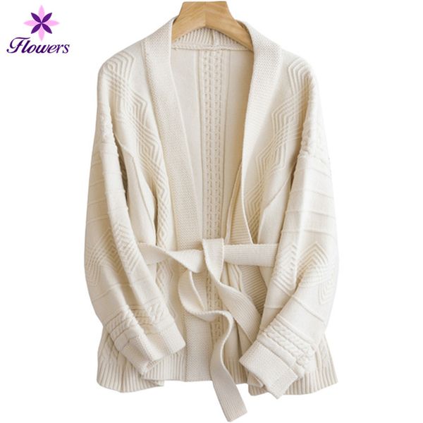 autumn winter new thicken frenulum knit cardigan women plus size short retro loose sweater solid thick line casual coat lr224, White;black
autumn winter new thicken frenulum knit cardigan women plus size short retro loose sweater solid thick line casual coat lr224, White;black