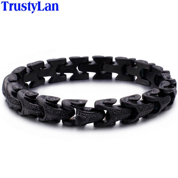 black dark dragon scale titanium stainless steel bracelet men cool mens chain bracelets friendship male jewelry jewellery punk
black dark dragon scale titanium stainless steel bracelet men cool mens chain bracelets friendship male jewelry jewellery punk