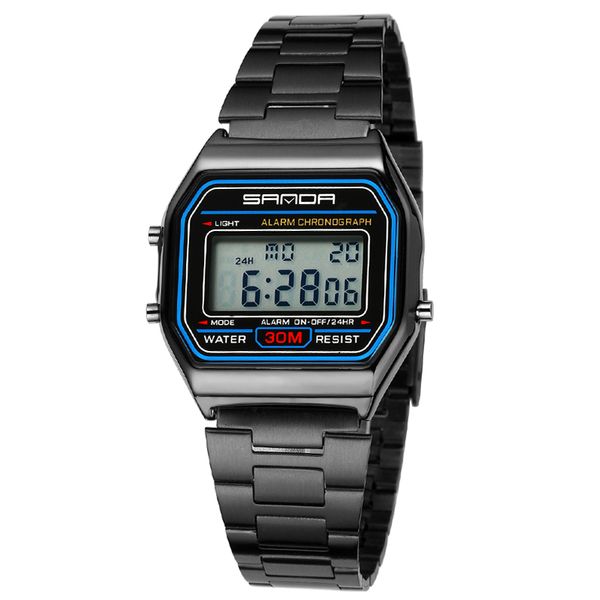 fashion electronic watch luxury led full military digital stainless wrist relog watches watch sport mens steel waterproof pcske, Slivery;brown
fashion electronic watch luxury led full military digital stainless wrist relog watches watch sport mens steel waterproof pcske, Slivery;brown