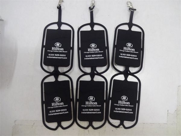 wholesale custom logo screen printed silicone mobile phone lanyard strap pounch card holder for samsung black berry smart phone
wholesale custom logo screen printed silicone mobile phone lanyard strap pounch card holder for samsung black berry smart phone