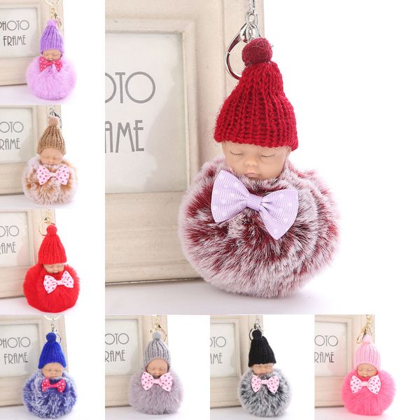 kimter sleeping doll with bow keychains pompom keyrings plush key holder for women bag car pendant accessories keyfob dhl h835q f, Slivery;golden
kimter sleeping doll with bow keychains pompom keyrings plush key holder for women bag car pendant accessories keyfob dhl h835q f, Slivery;golden