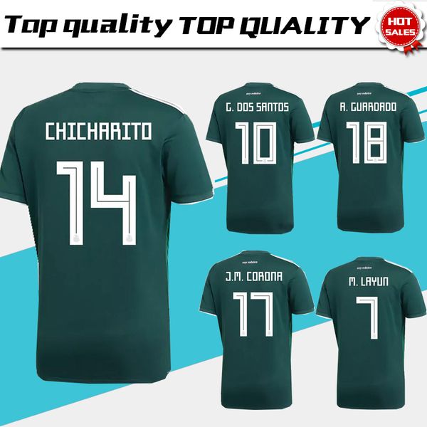 2018 world cup mexico home green occer jer ey mexico home occer hirt 14 chicharito 22 h lozano m layun football uniform ale ize 3xl
2018 world cup mexico home green occer jer ey mexico home occer hirt 14 chicharito 22 h lozano m layun football uniform ale ize 3xl