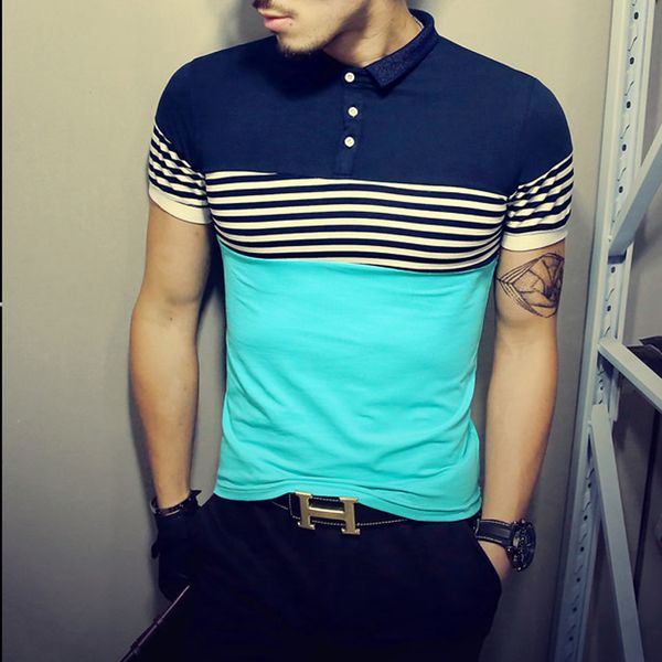 short size 5xl men -sleeve shirt homme striped fashion slim fit polo new camisa plus clothing polo mens summer jiuma
short size 5xl men -sleeve shirt homme striped fashion slim fit polo new camisa plus clothing polo mens summer jiuma