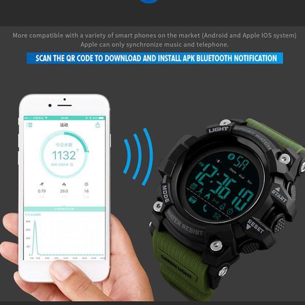 bluetooth smart watch pedometer app call remind smart wristband sleeping monitor remote camera men smartwatch for android ios, Slivery;brown
bluetooth smart watch pedometer app call remind smart wristband sleeping monitor remote camera men smartwatch for android ios, Slivery;brown