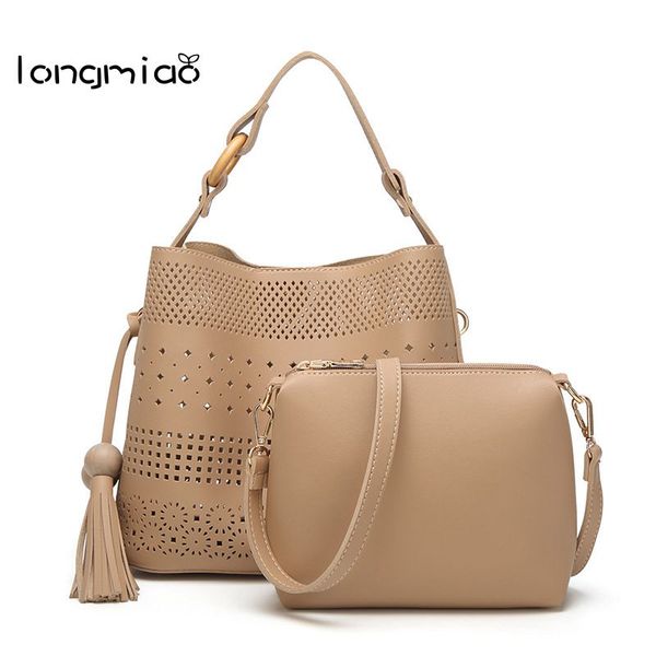 longmiao luxury handbags women bags designer hollow out shoulder bag tassel crossbody composite tote bag for female purse bucket
longmiao luxury handbags women bags designer hollow out shoulder bag tassel crossbody composite tote bag for female purse bucket